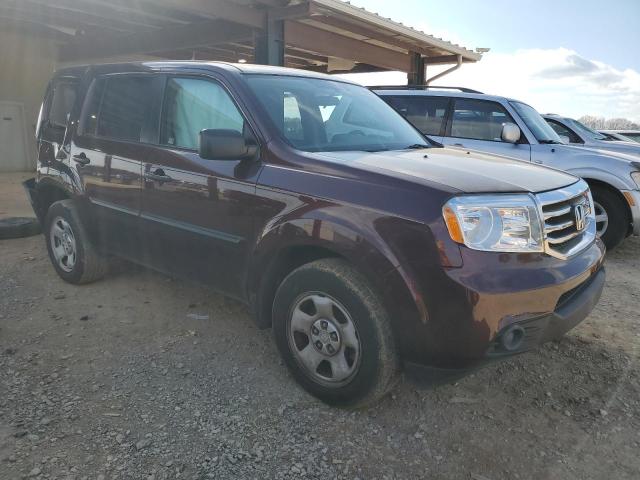  HONDA PILOT 2015 Бордовый