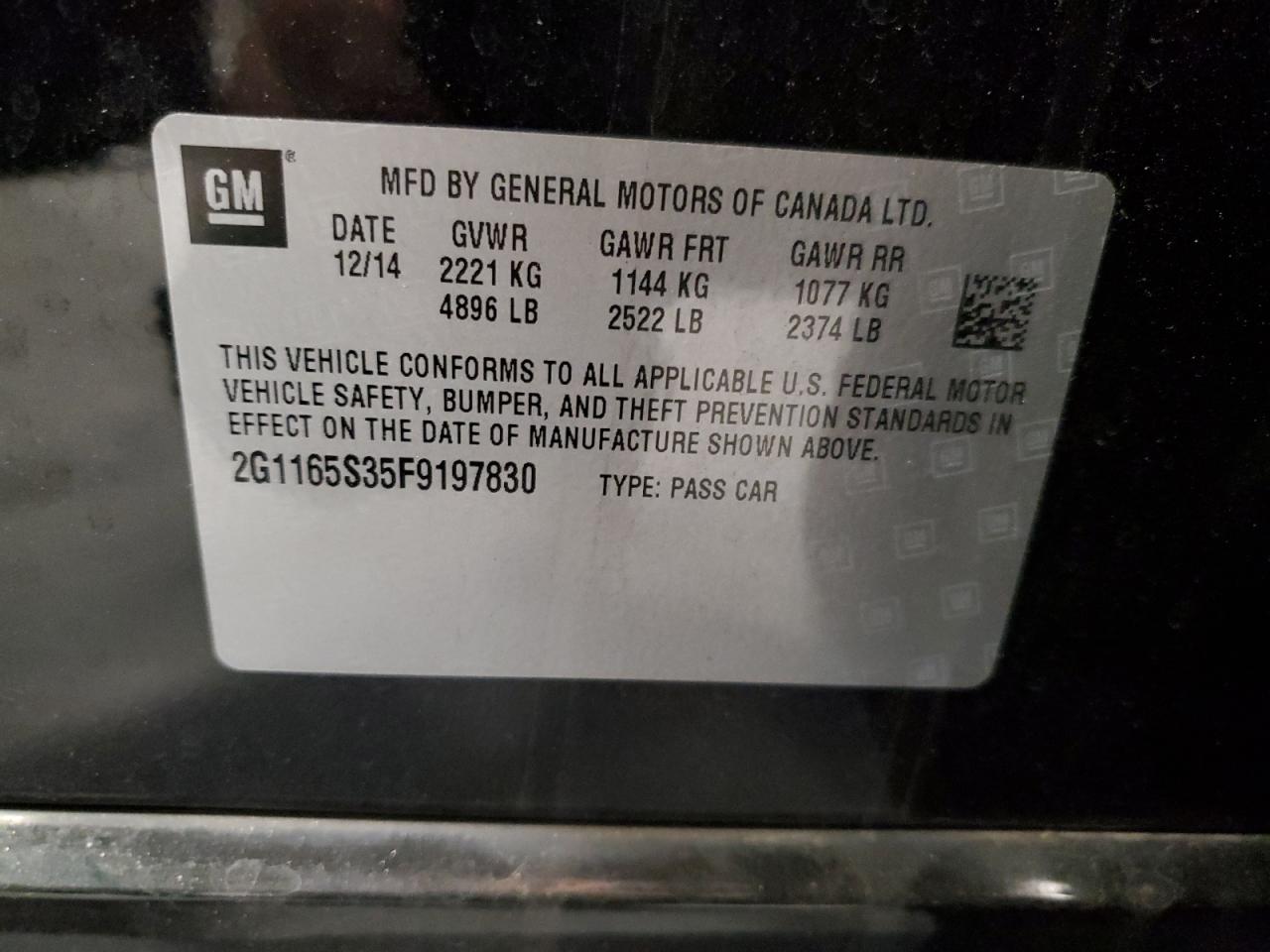 2015 Chevrolet Impala - Image 15