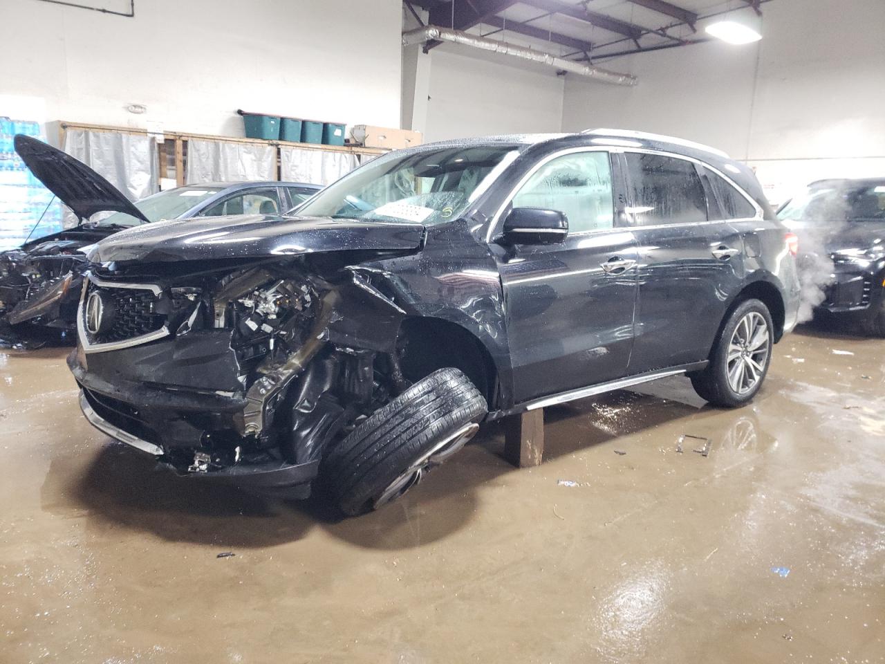 2019 Acura Mdx Technology للبيع في Elgin، IL - Front End