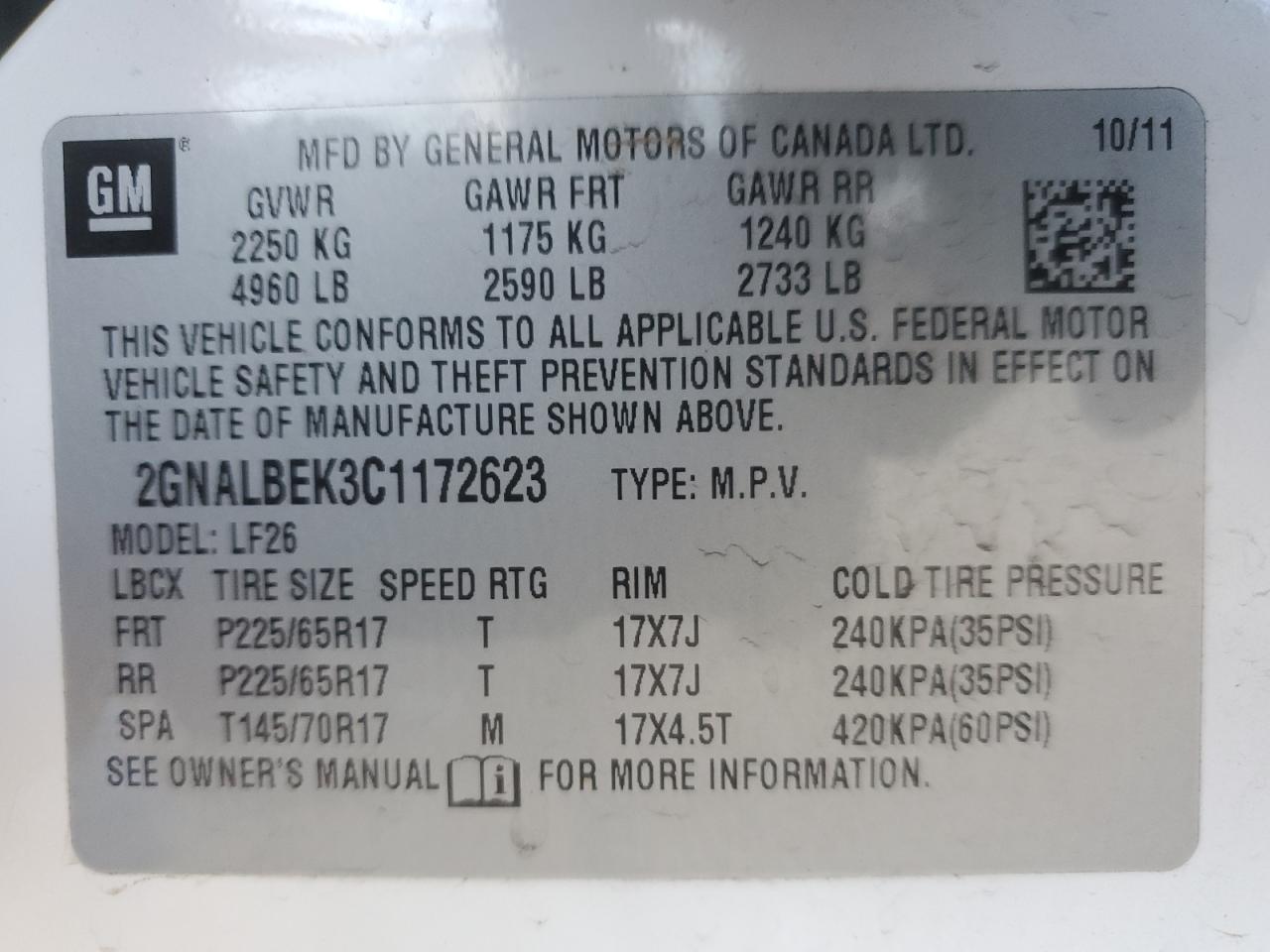 2012 Chevrolet Equinox - Image 14