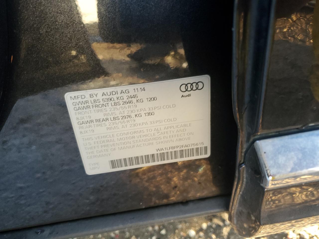 2015 Audi Q5 - Image 15