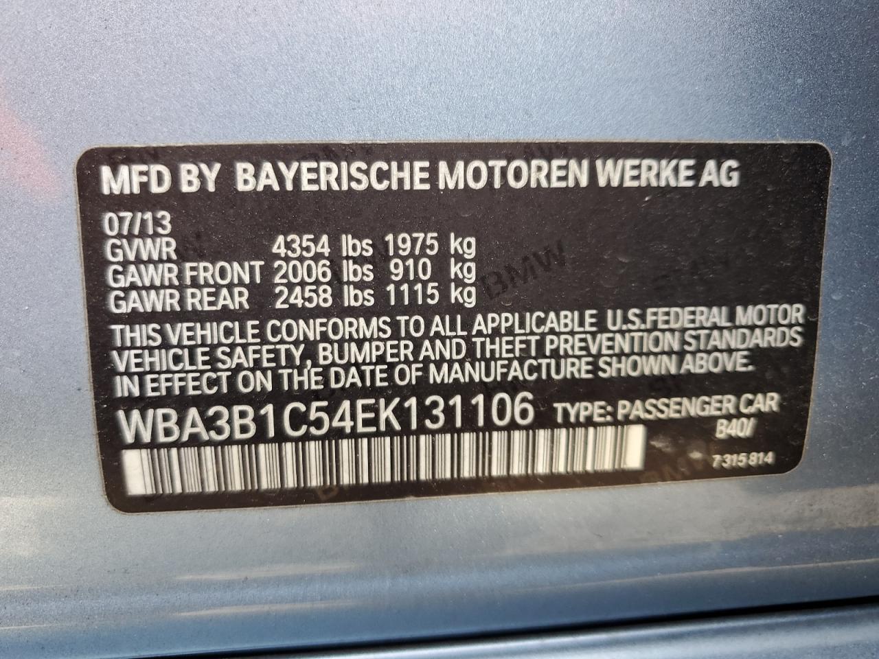 2014 BMW 3er - Image 13