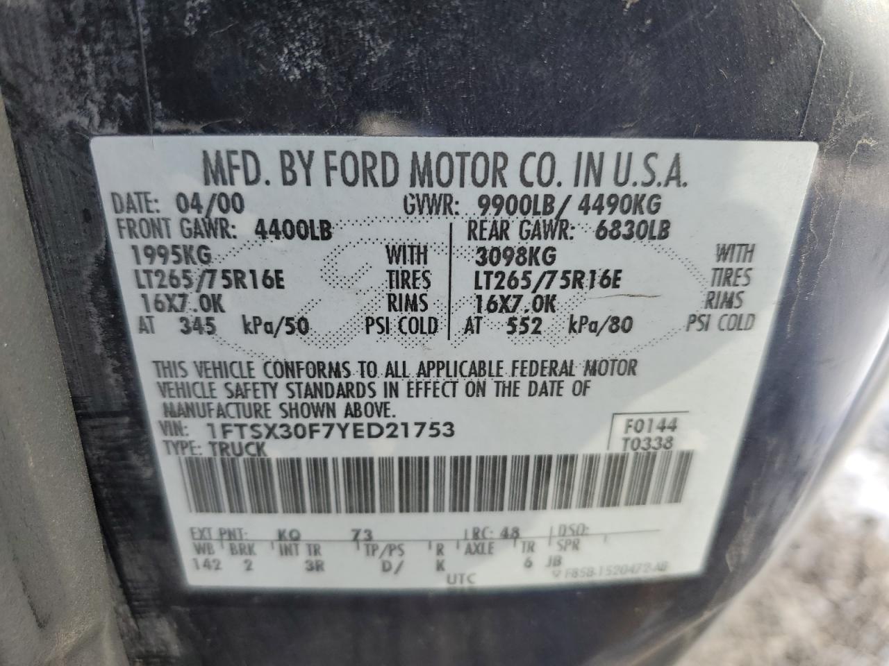 2000 Ford F350 - Image 13