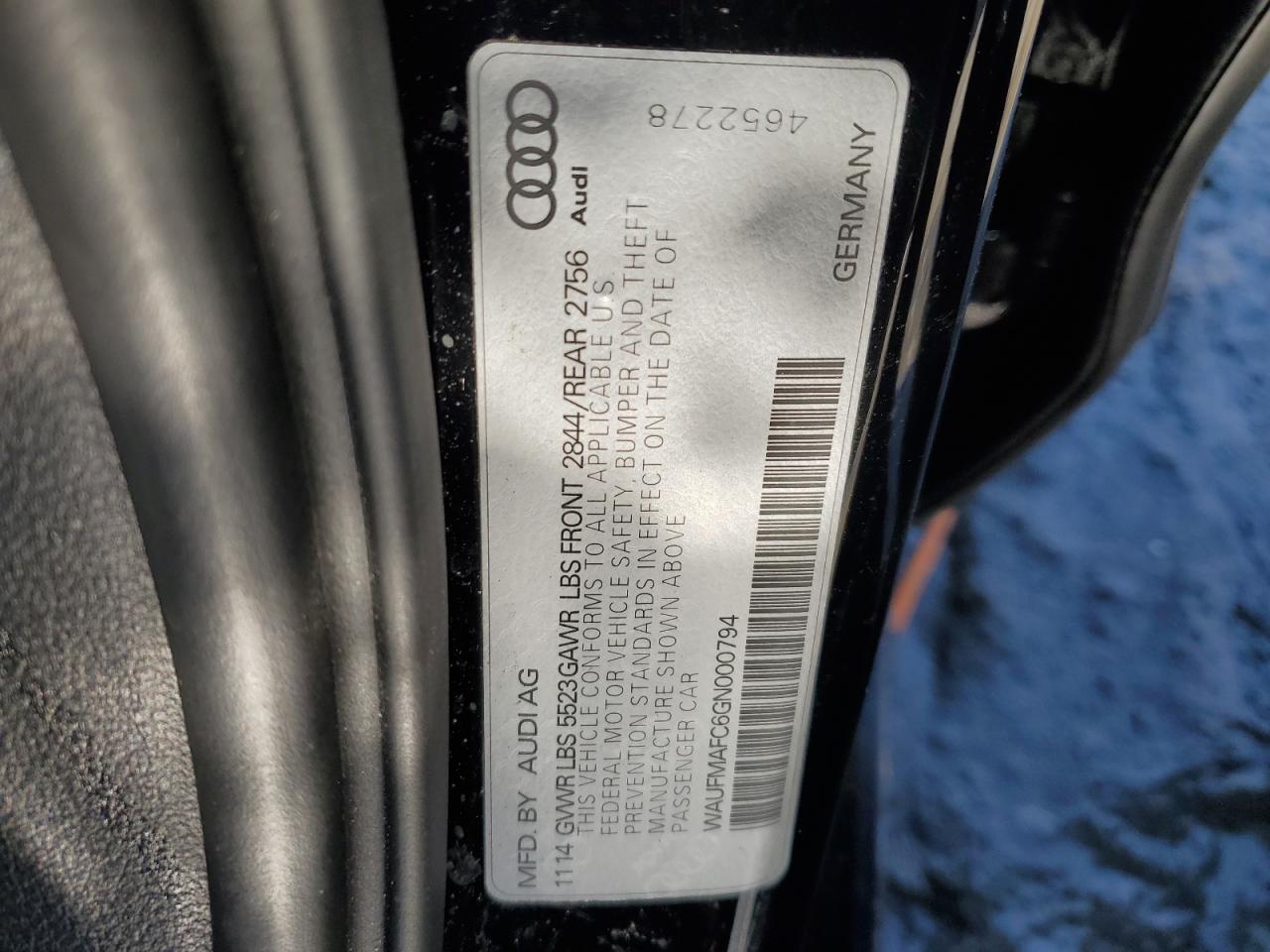 2016 Audi A6 - Image 12