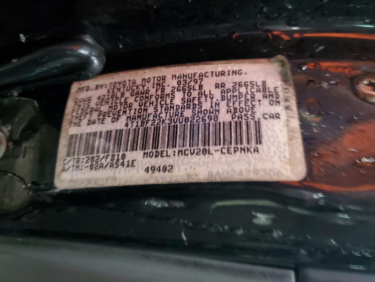 1997 Toyota Camry - Image 12