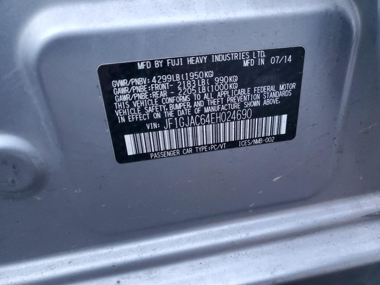 2014 Subaru Impreza - Image 12
