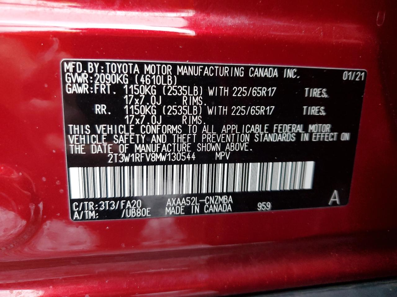 2021 Toyota RAV 4 - Image 14