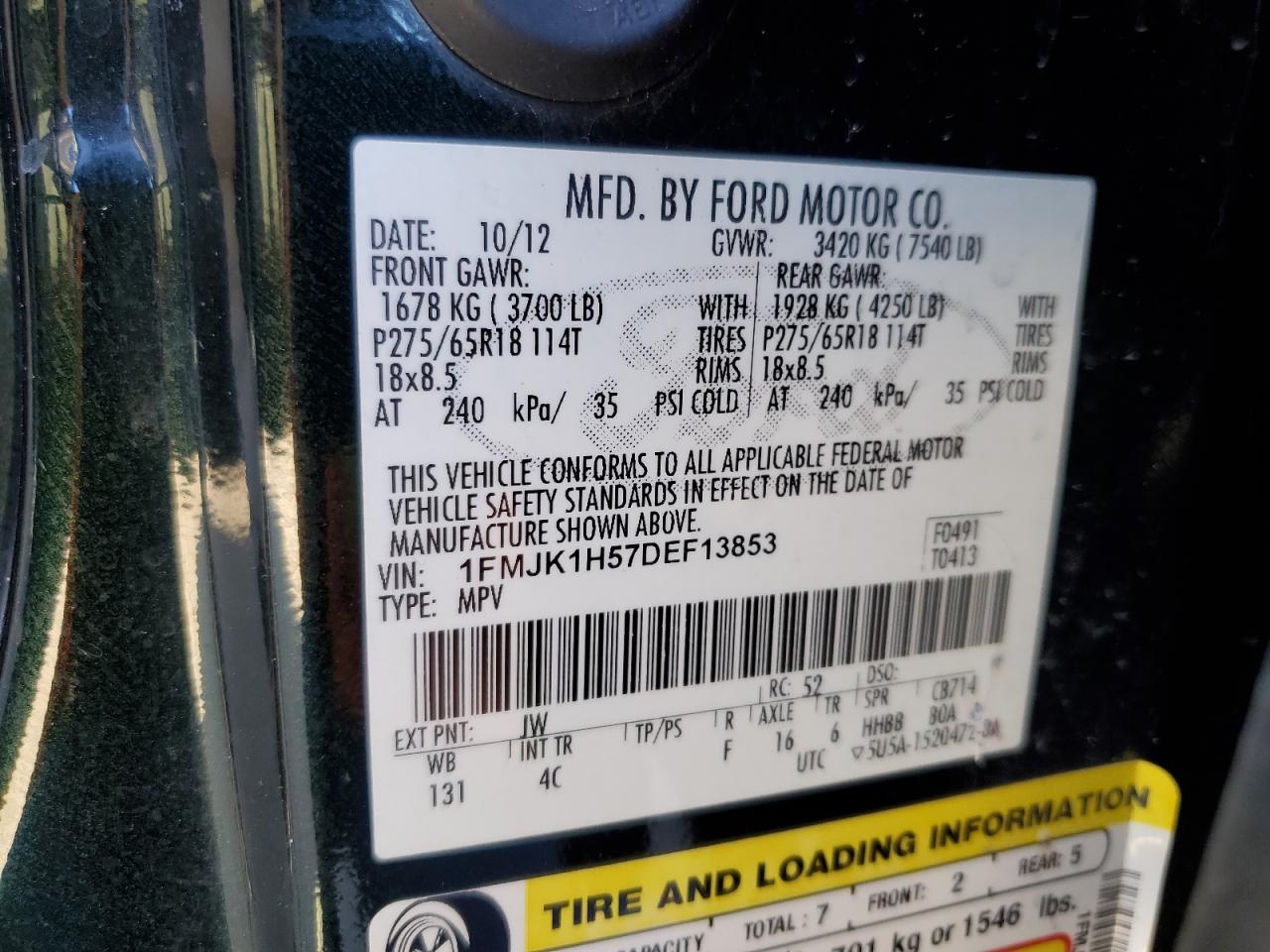 2013 Ford Expedition - Image 13