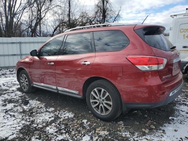  NISSAN PATHFINDER 2014 Красный