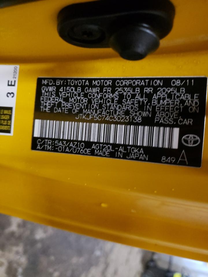 2012 Toyota tC - Image 12