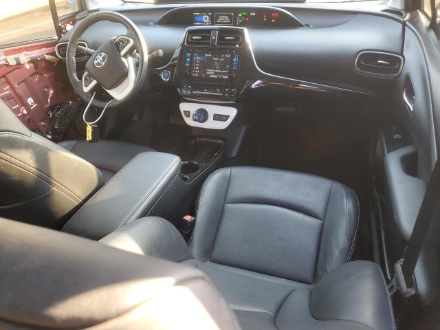 Hatchbacks TOYOTA PRIUS 2017 Czerwony