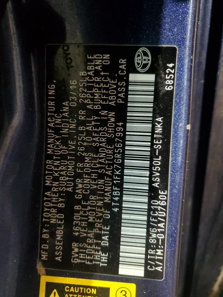 2016 Toyota Camry - Image 14