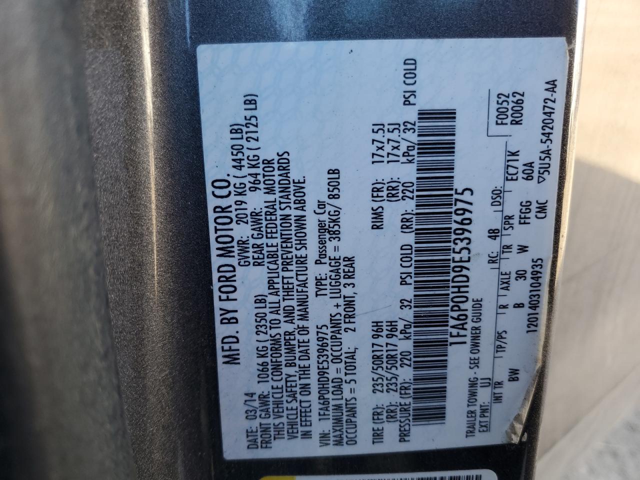 2014 Ford Fusion - Image 14