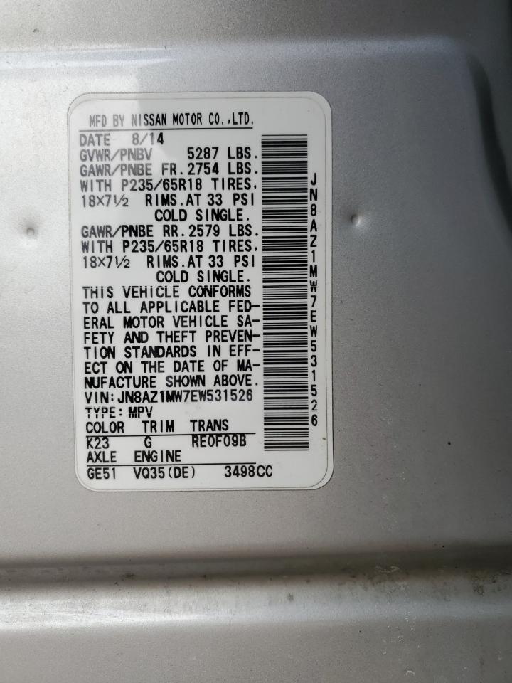 2014 Nissan Murano - Image 12