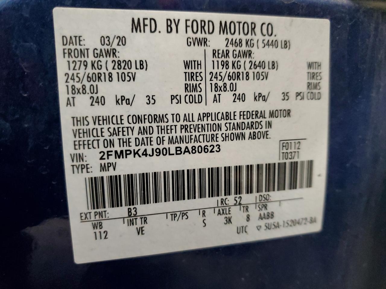 2020 Ford Edge - Image 13