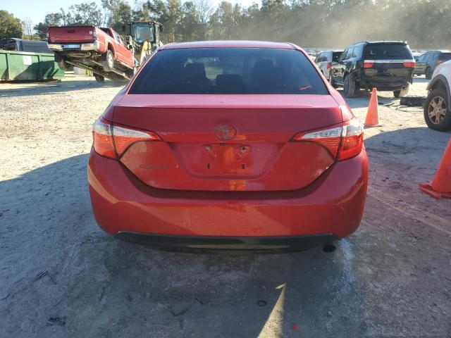  TOYOTA COROLLA 2016 Red