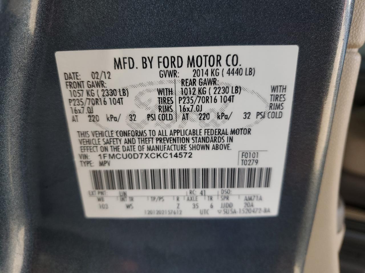2012 Ford Escape - Image 13