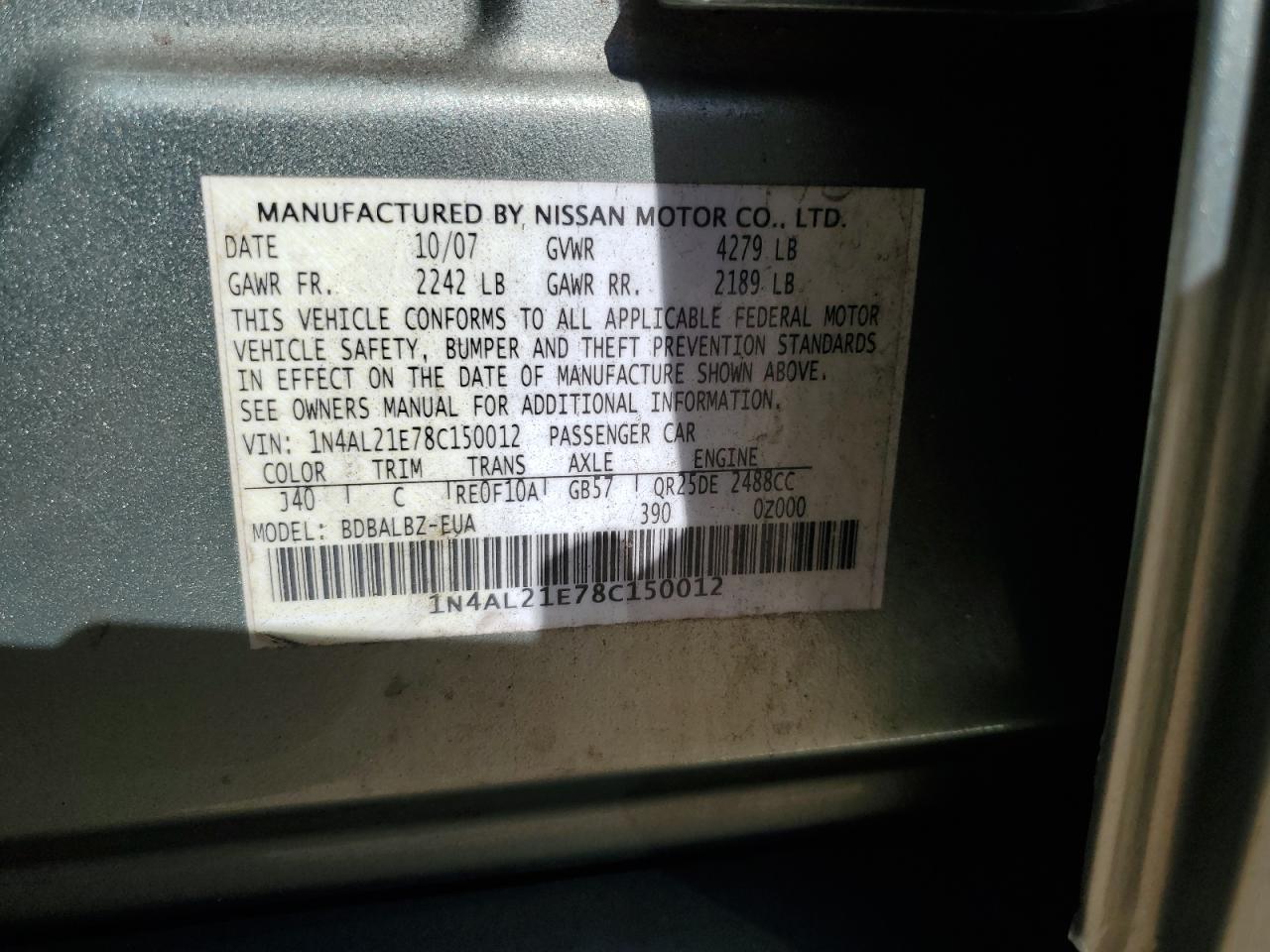 2008 Nissan Altima - Image 12