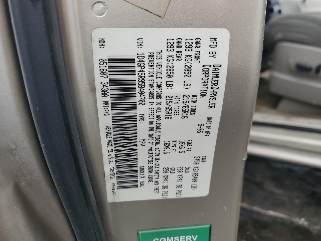 2005 Dodge Caravan - Image 14