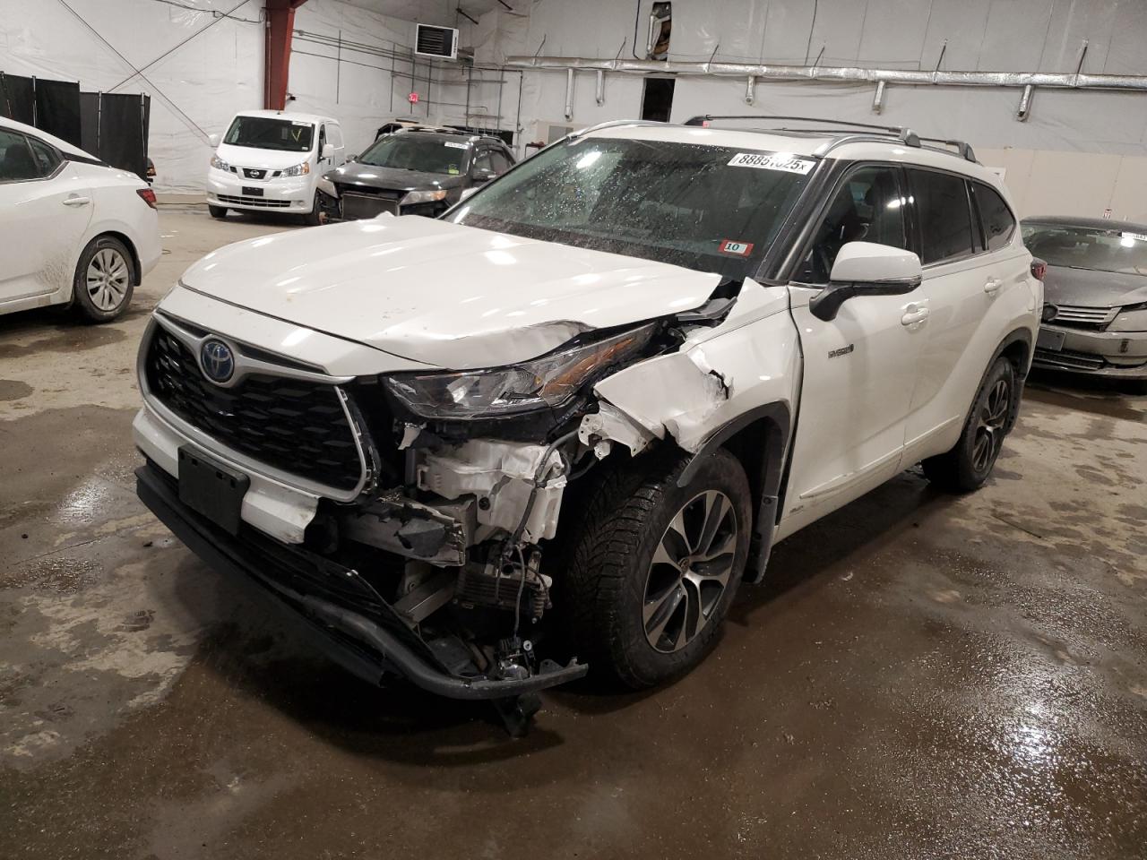 2020 Toyota Highlander Hybrid Xle de vânzare în Center Rutland, VT - Front End