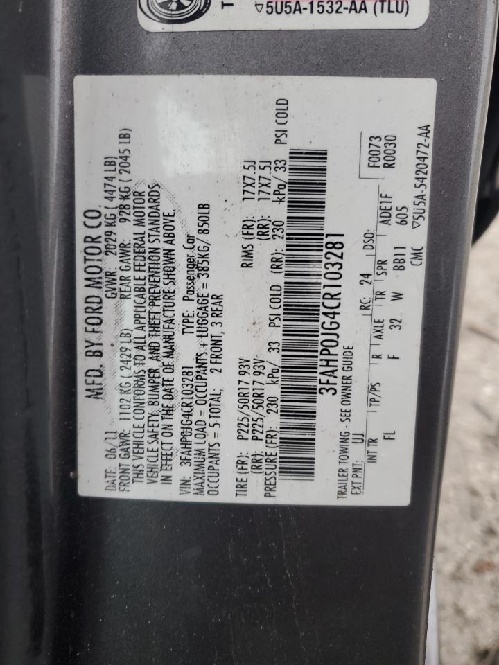2012 Ford Fusion - Image 13