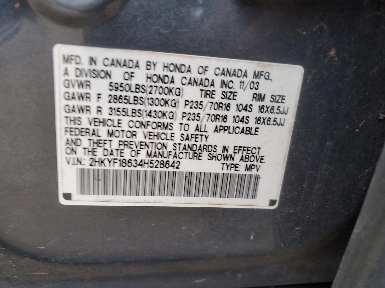 2004 Honda Pilot - Image 12