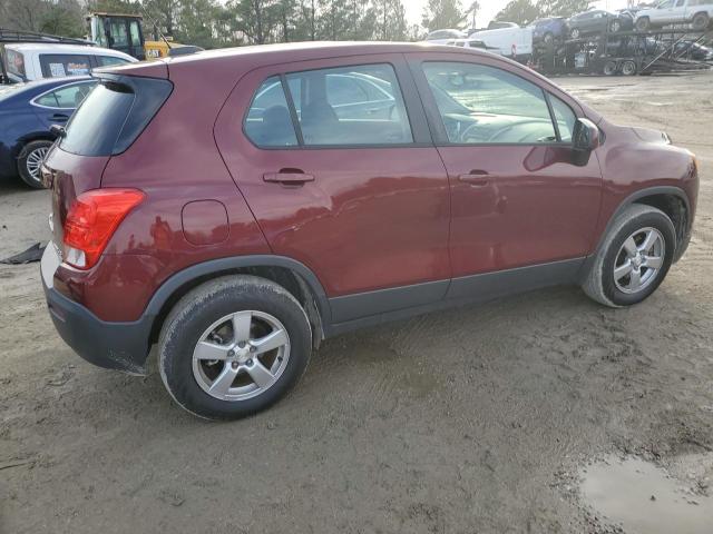  CHEVROLET TRAX 2016 Burgundy