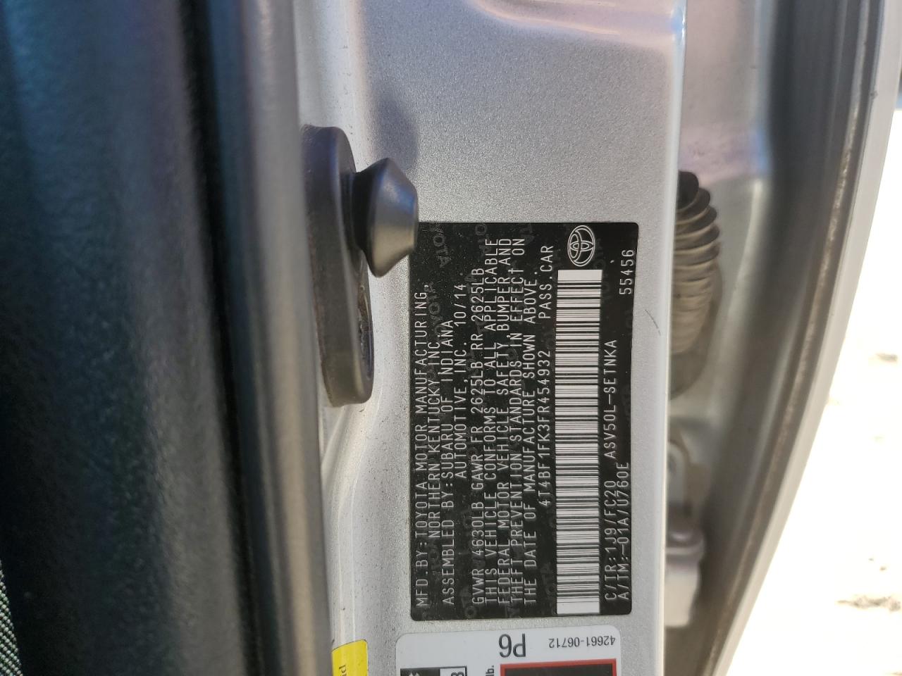 2015 Toyota Camry - Image 12