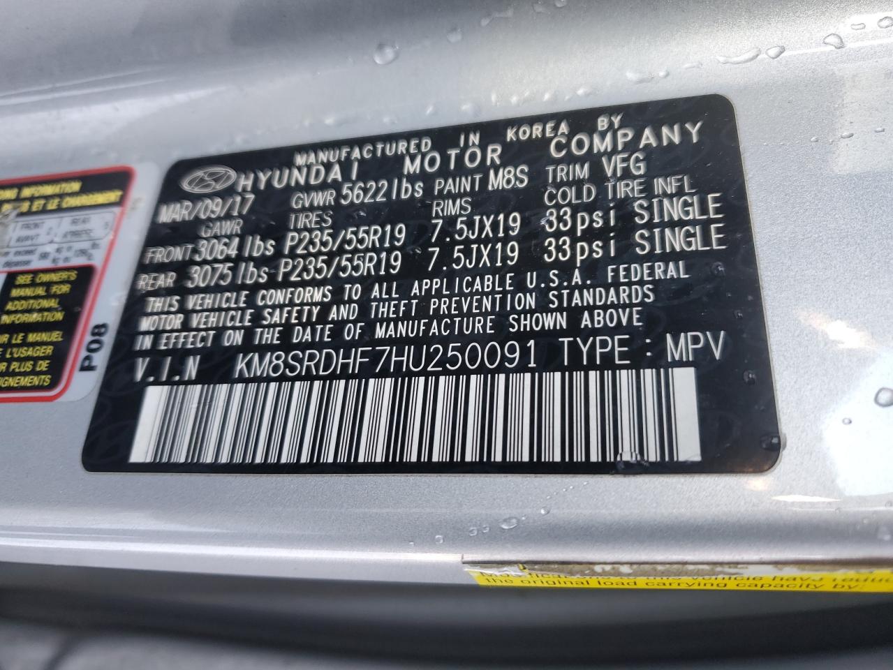 2017 Hyundai Santa Fe - Image 13