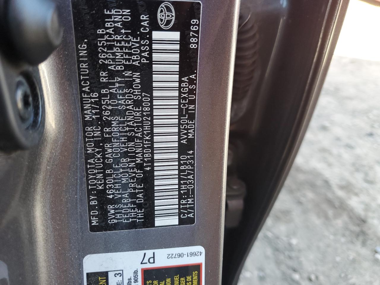 2017 Toyota Camry - Image 12