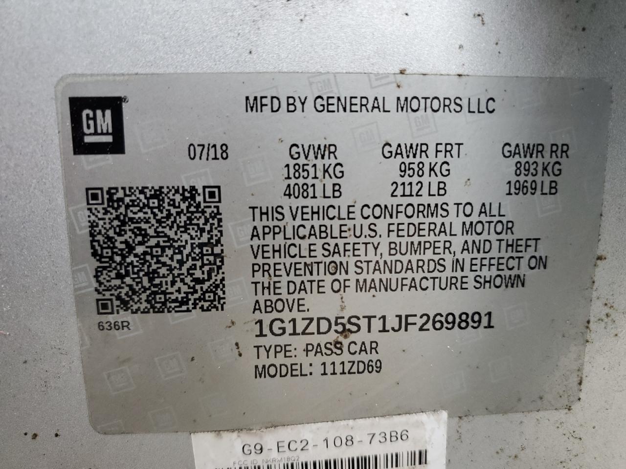 2018 Chevrolet Malibu - Image 14