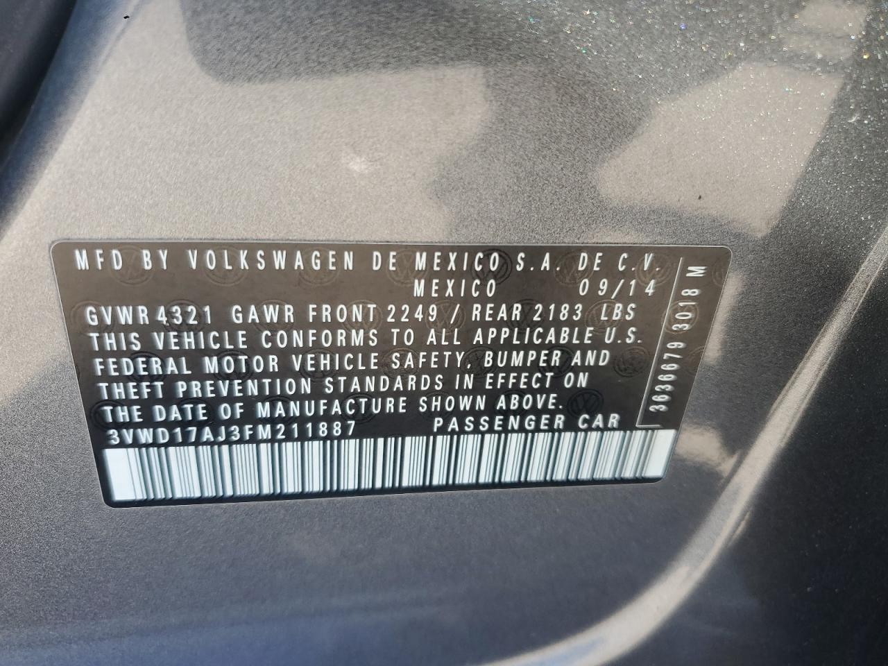 2015 Volkswagen Jetta - Image 12