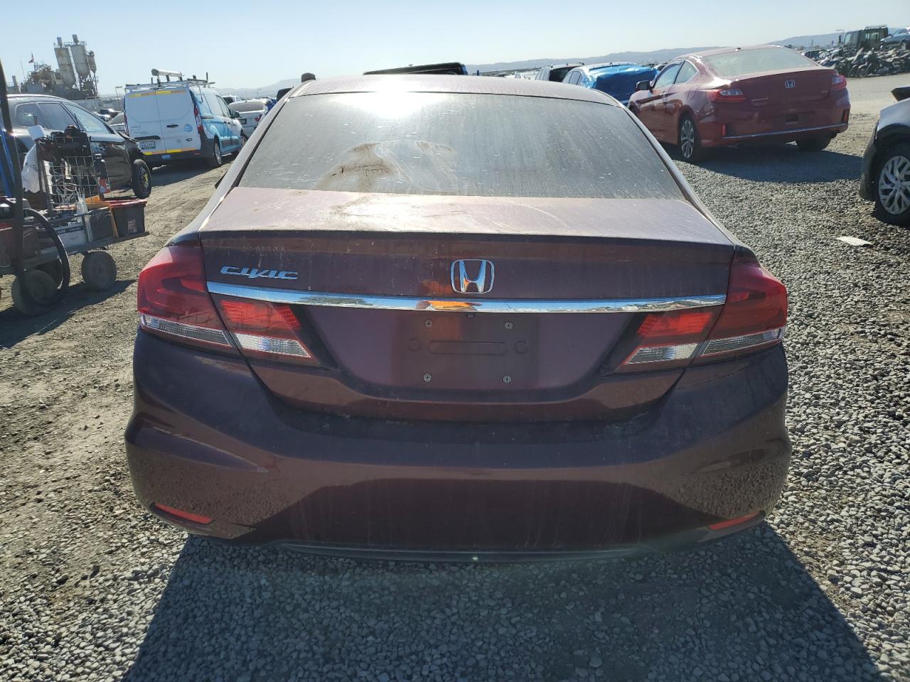 VIN 19XFB2F86EE257708 2014 HONDA CIVIC no.6