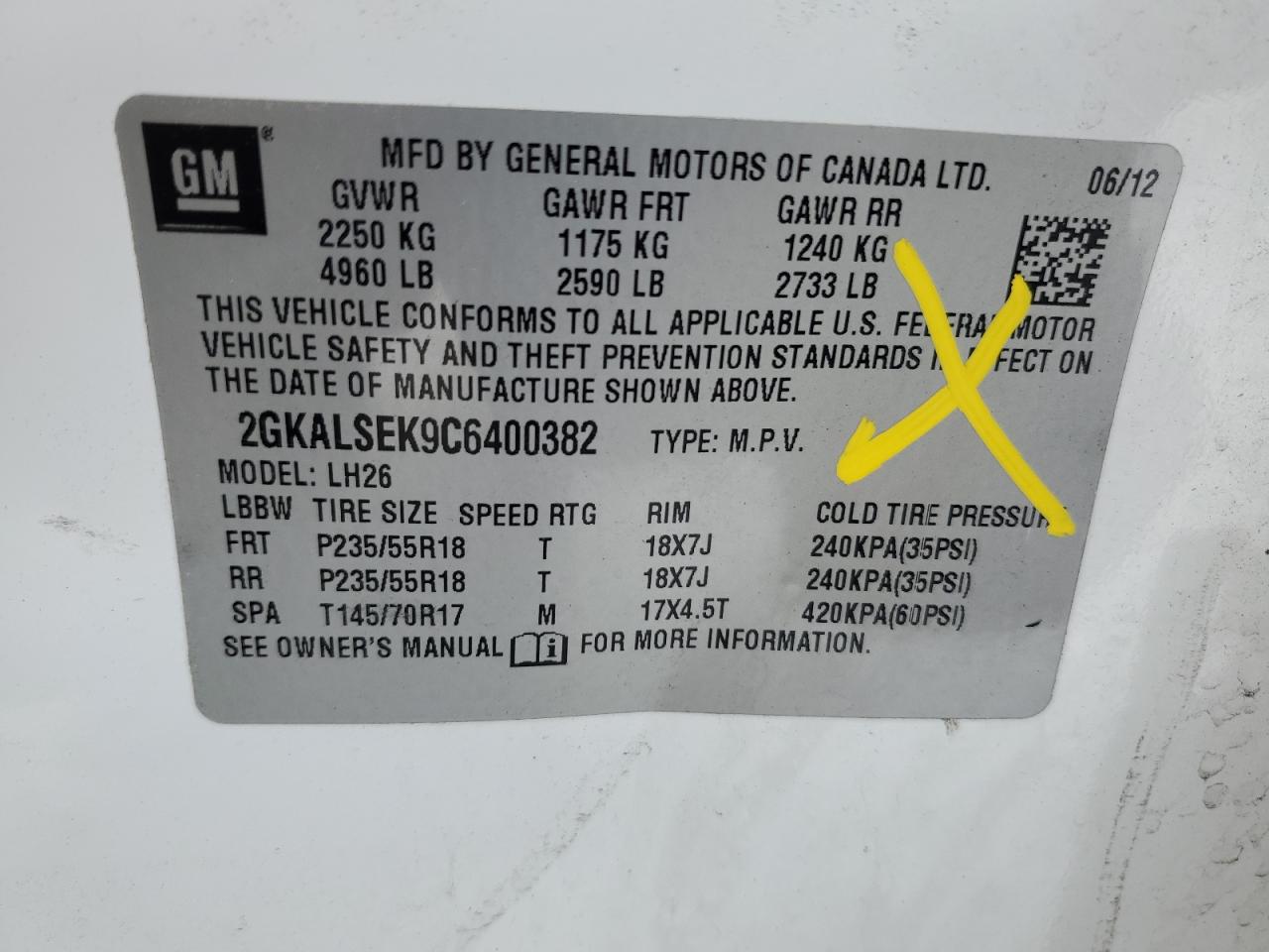 2012 GMC Terrain - Image 13
