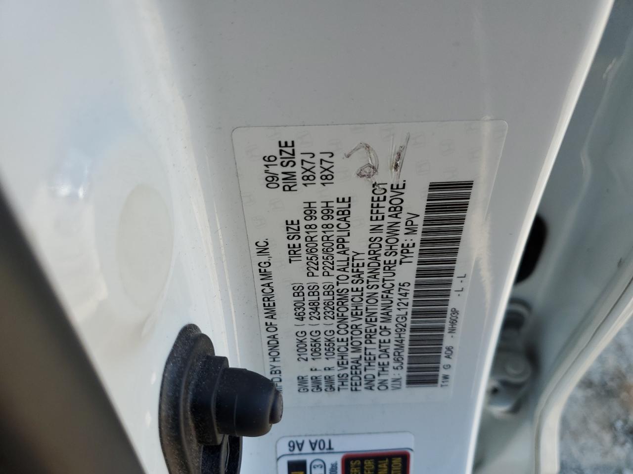 2016 Honda CR-V - Image 14