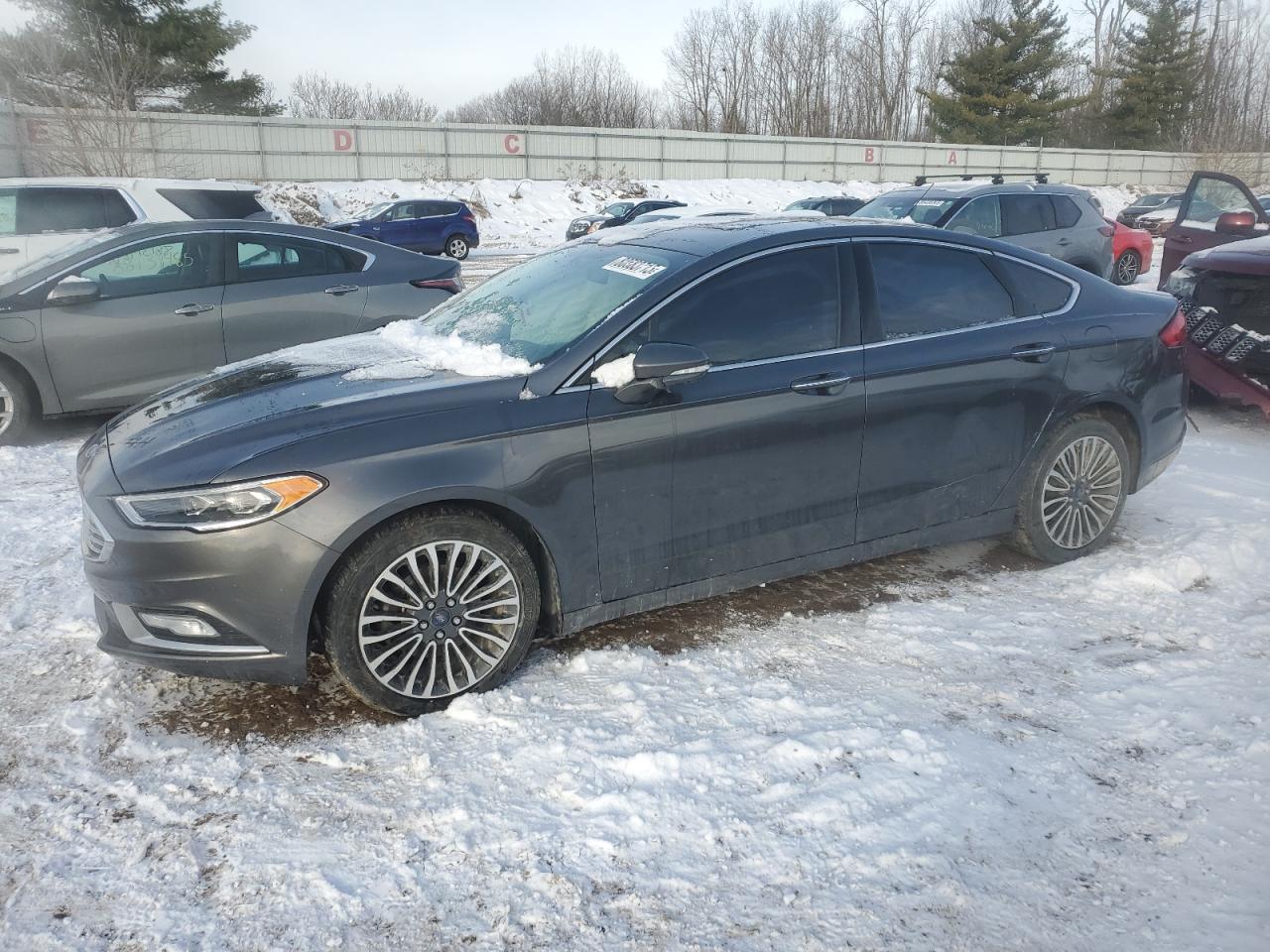 2017 Ford Fusion Se იყიდება Davison-ში, MI - Side