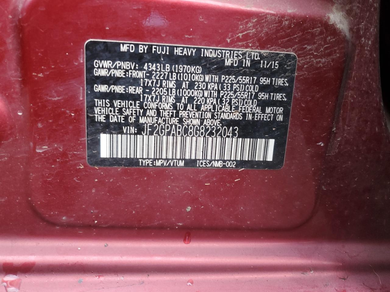 2016 Subaru XV - Image 15