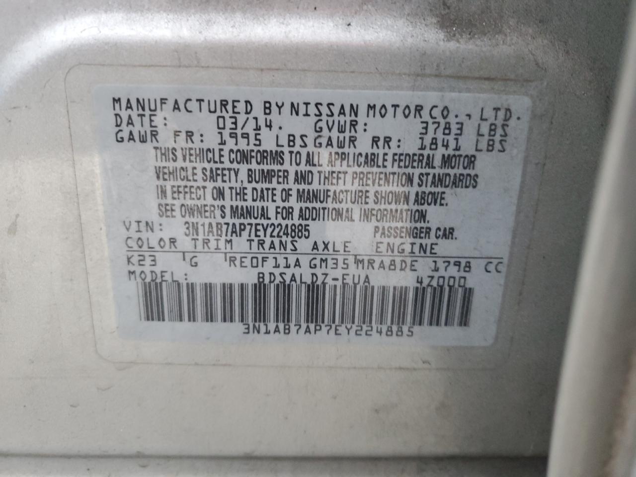 2014 Nissan Sentra - Image 13