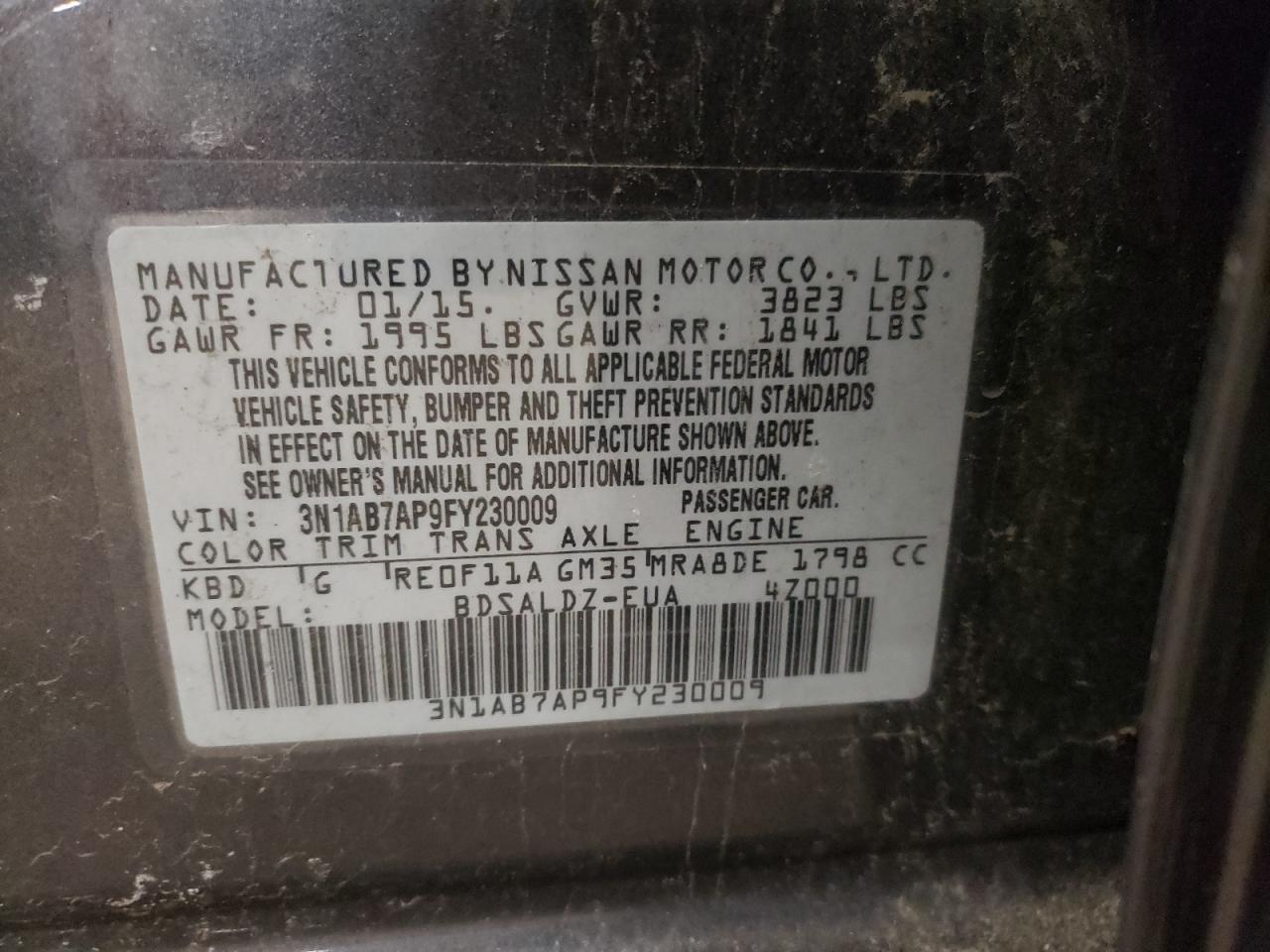 2015 Nissan Sentra - Image 12