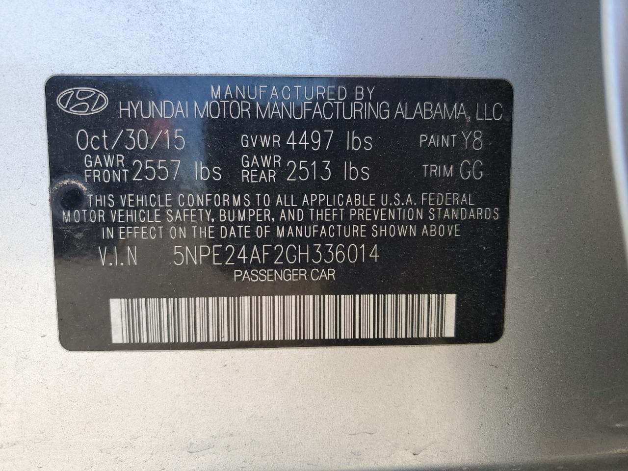 2016 Hyundai Sonata - Image 12