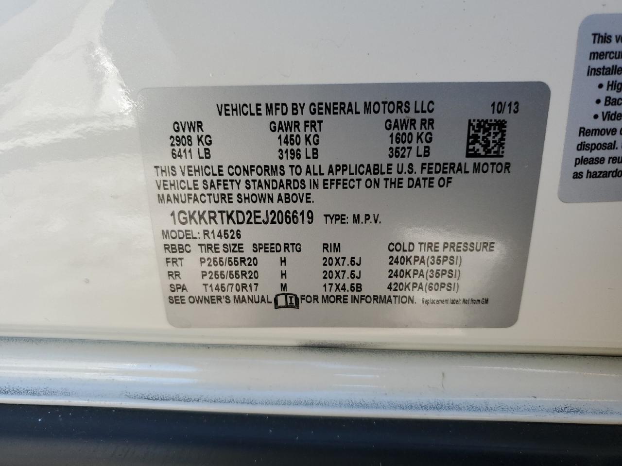 2014 GMC Acadia - Image 13