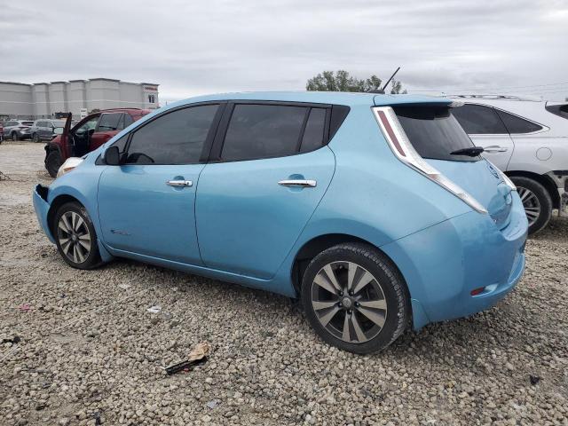  NISSAN LEAF 2015 Синий