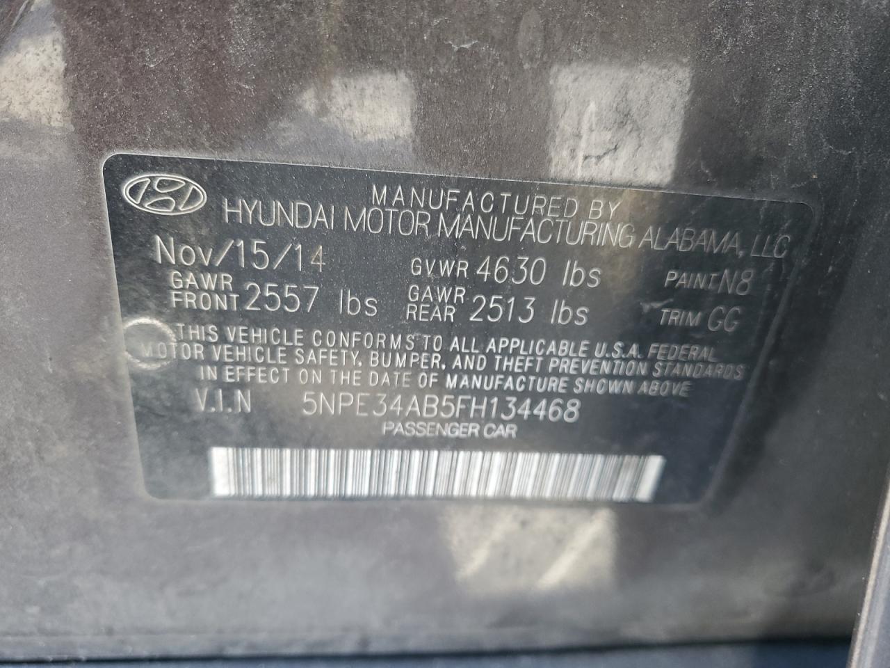 2015 Hyundai Sonata - Image 14