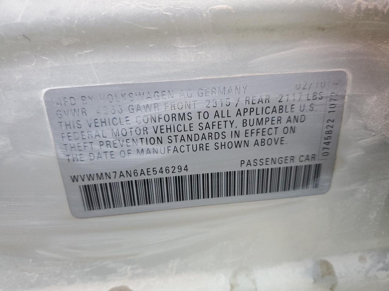 2010 Volkswagen Passat CC - Image 12