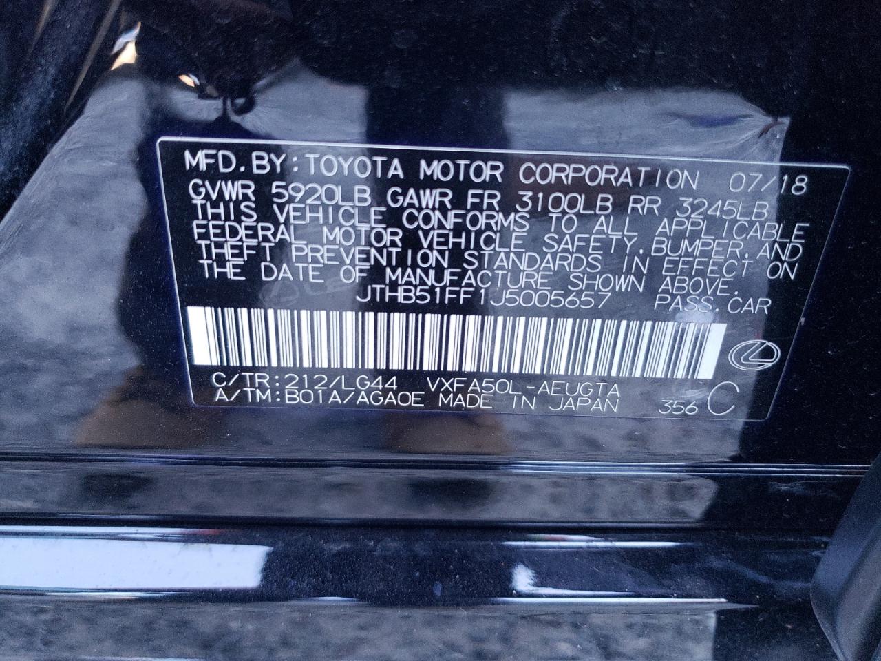 2018 Lexus LS - Image 14