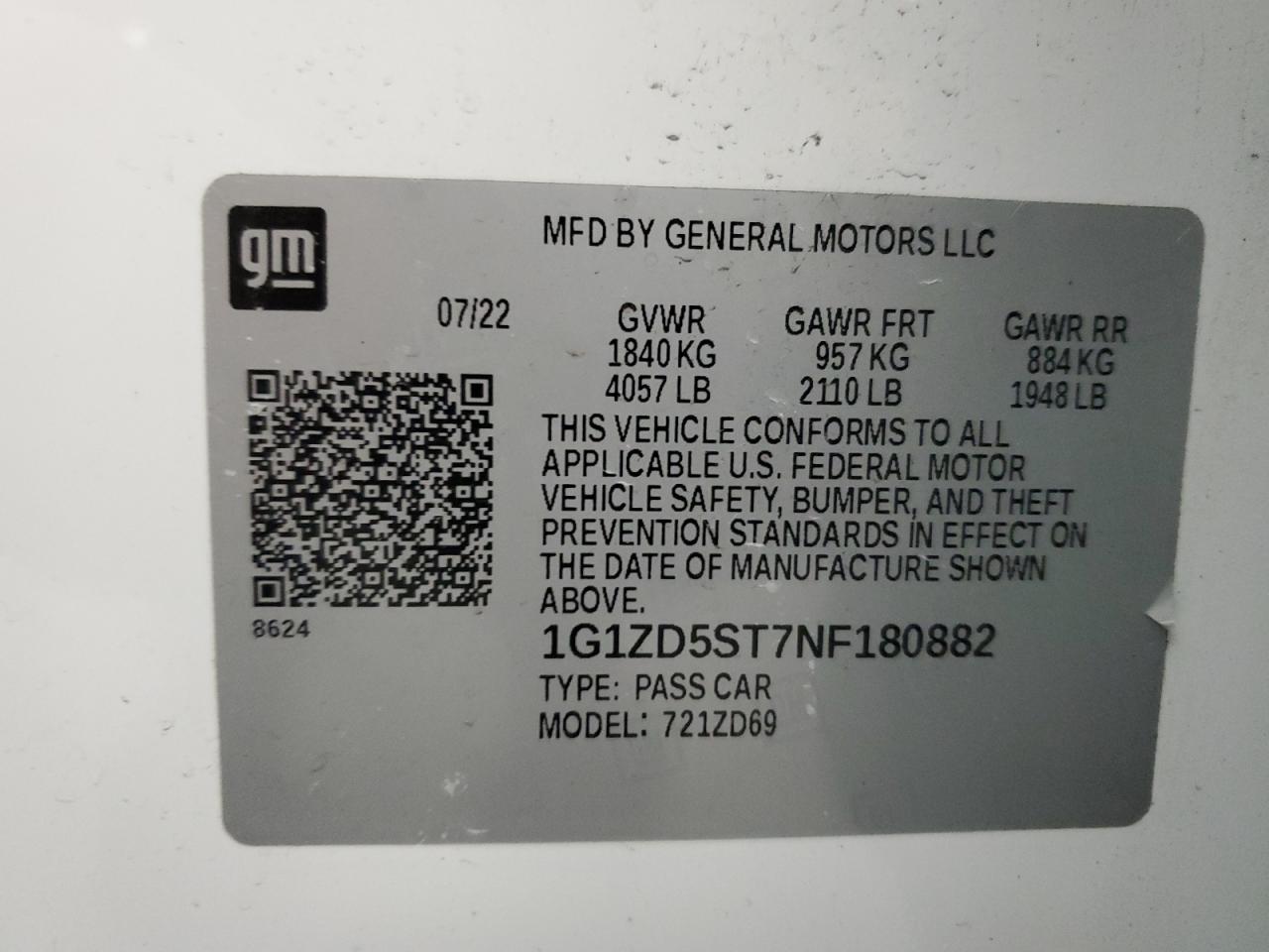 2022 Chevrolet Malibu - Image 12