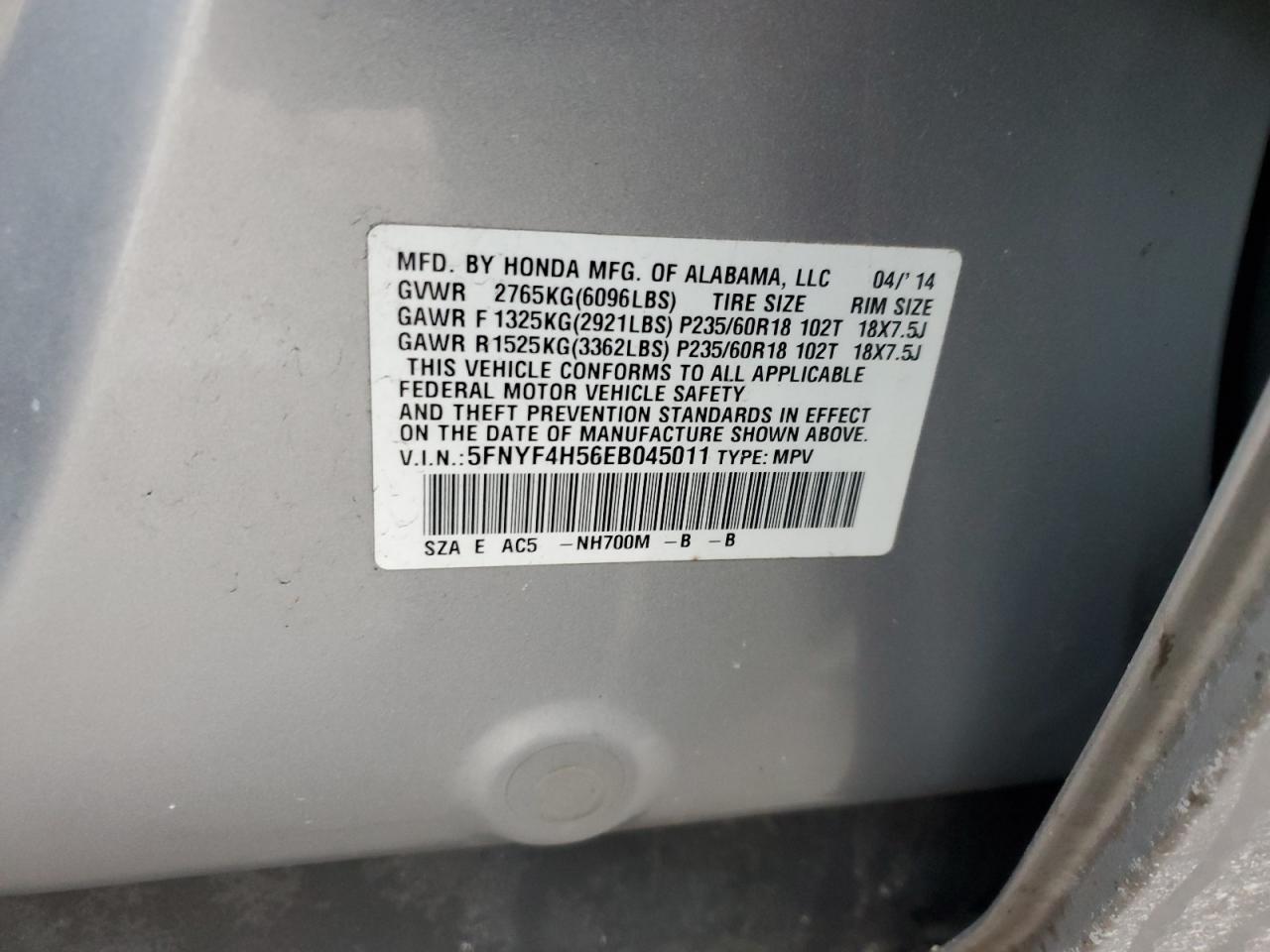 2014 Honda Pilot - Image 13