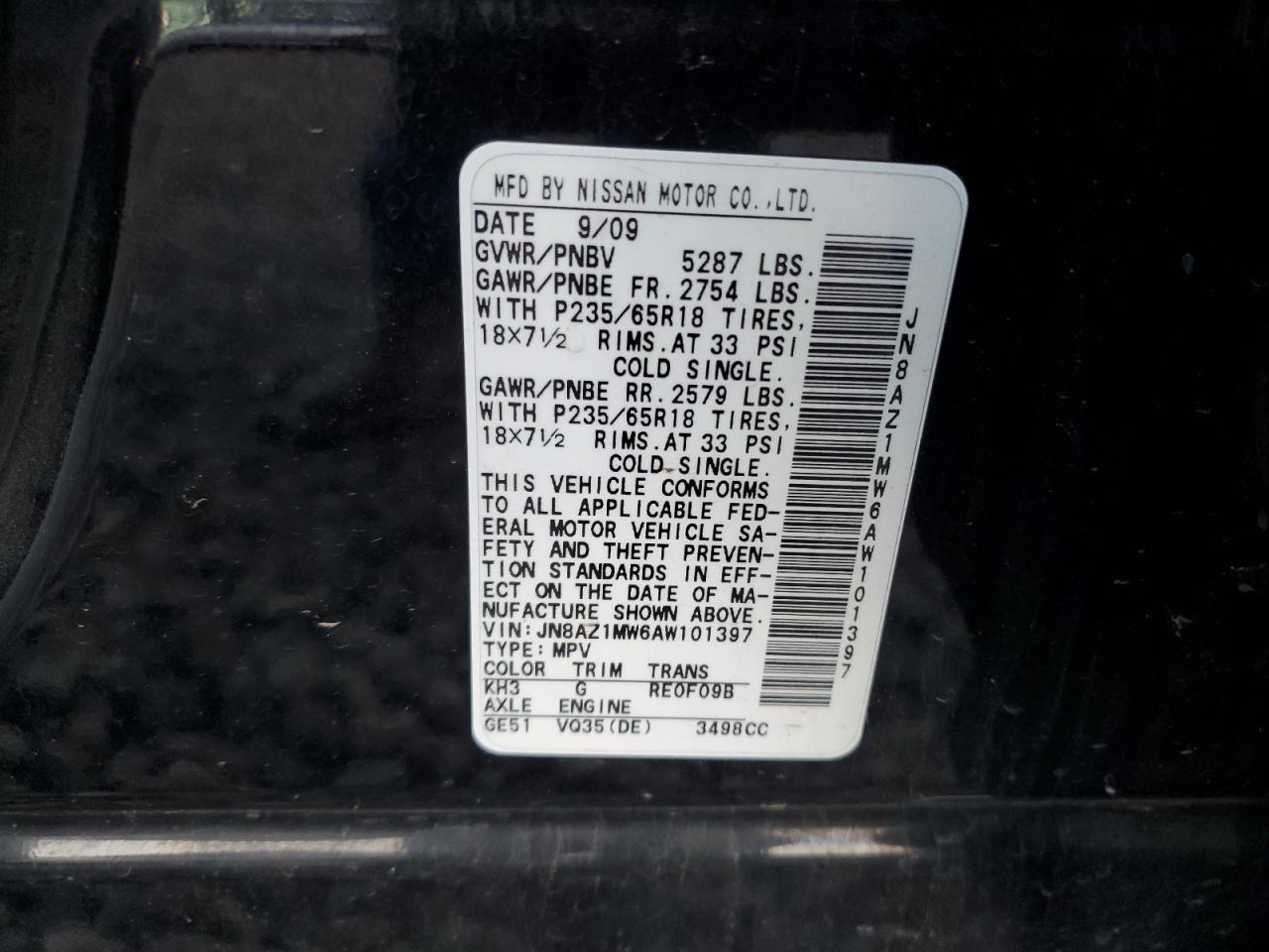 2010 Nissan Murano - Image 12
