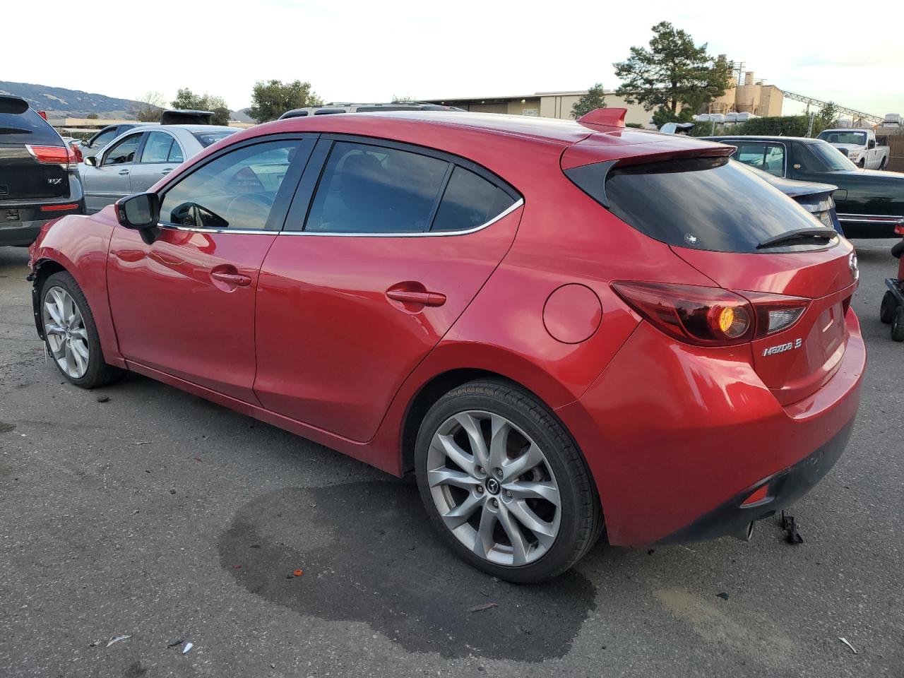 VIN JM1BM1M39E1101952 2014 MAZDA 3 no.2