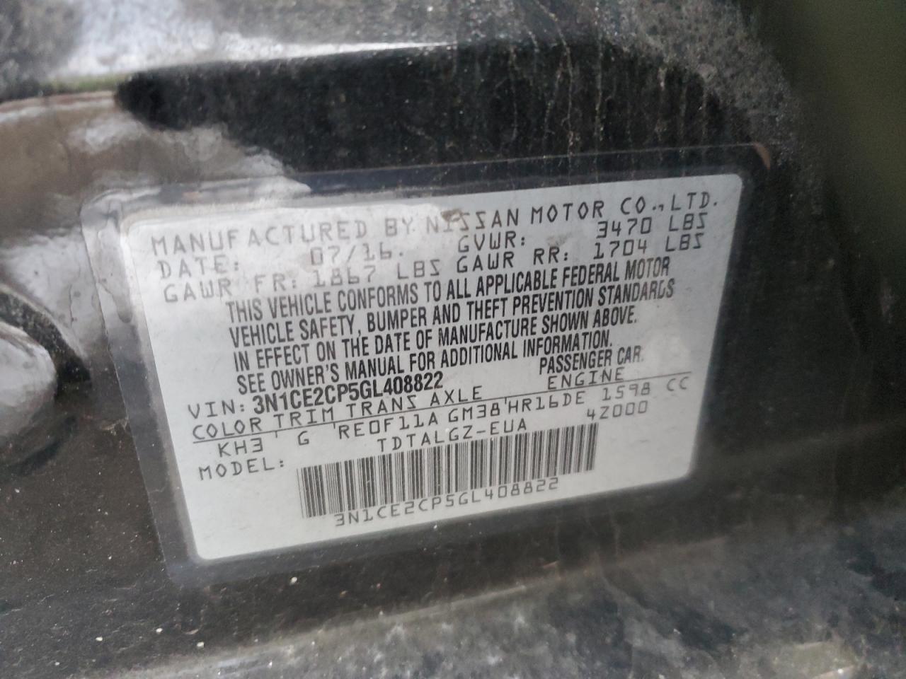 2016 Nissan Versa - Image 14